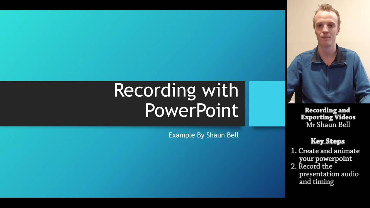 save powerpoint as video with sound for mac